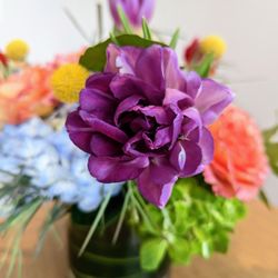 University Florist And Gift Shop - Day 2 tulip bloom. Chef's Choice Medium delivered by Christina today. Looks great. $95.00 + $12.50 shipping + $8.05 taxes = $115.55 total.