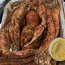 The Crab Man Plus - Lobster, shrimp, crab, corn, potatoes,and sausage