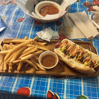Mexitli Restaurant - Hot Dog Simple & Fries - Mexican Near Me - Omaha, Nebraska