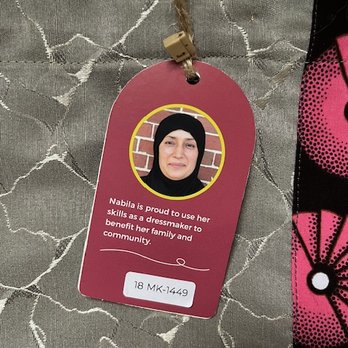 Burroughs Community Center - Each bag comes with a description of the woman who made it. - Community Centers Near Me - Bridgeport, Connecticut