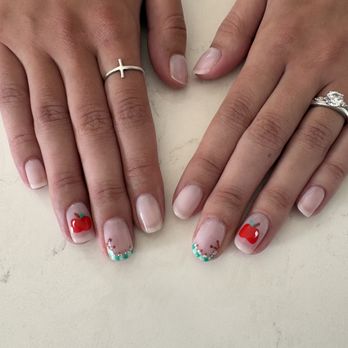 Glam Nails & Spa - Nails with an apple and the Very Hungry Caterpillar. - Waxing Near Me - Frederick, Maryland Glam Nails & Spa - Nails with an apple and the Very Hungry Caterpillar. - Waxing Near Me - Frederick, Maryland