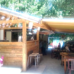 Wild 1 Cafe - Wood covered kitchen