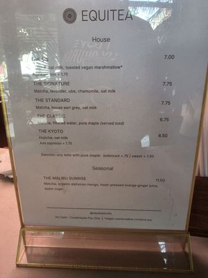 Menu photo 1 Equitea Baltimore, MD