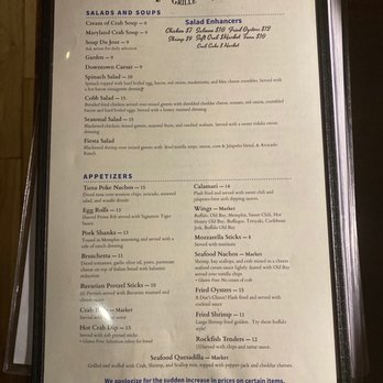 Doc's Downtown Grille - Menu - American Near Me - Easton, Maryland