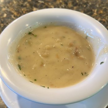 Cinders Cafe - Clam Chowder soup! (sorry i looked better before i dug in) - American Near Me - Klamath Falls, Oregon Cinders Cafe - Clam Chowder soup! (sorry i looked better before i dug in) - American Near Me - Klamath Falls, Oregon