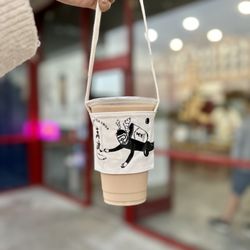 Wanpo Tea Shop - Cute boba tote