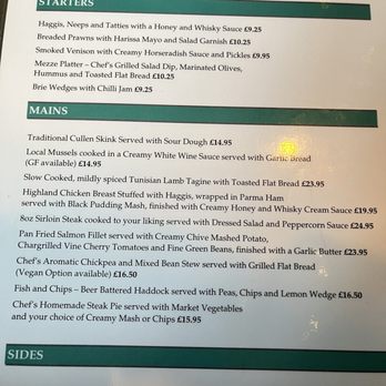 Number 27 - Dinner menu - Pubs Near Me - Inverness, HLD Number 27 - Dinner menu - Pubs Near Me - Inverness, HLD