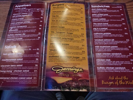 Menu photo 1 Jennings & Co Wisconsin Rapids, WI Menu photo 1 Jennings & Co Wisconsin Rapids, WI