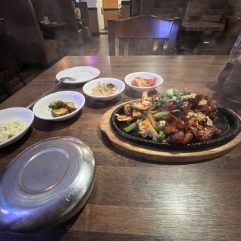 Choi's Korea & Wing - Spicy pork entree. - Korean Near Me - Charlotte, North Carolina