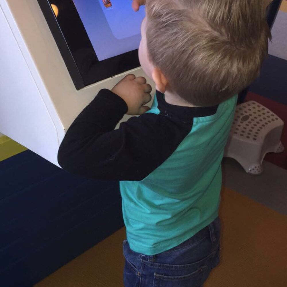 Spinnaker Pediatric Dentistry - iPad stations for each height - Pediatric Dentists Near Me - Salem, Oregon