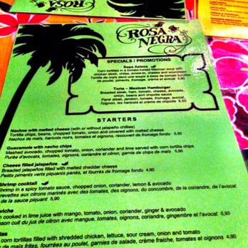 Rosa Negra - Menu - Mexican Near Me - Barcelona, B Rosa Negra - Menu - Mexican Near Me - Barcelona, B
