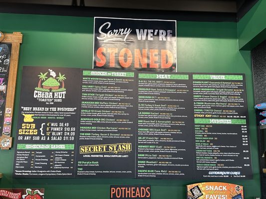 Menu photo 1 Cheba Hut Toasted Subs Tucson, AZ