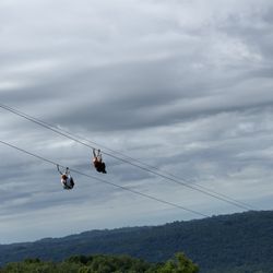 Grand Vue Adventures - Fly down the duel zip line!!