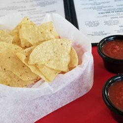 Polo's Mexican Cafe - Thin crispy chips and tasty mild salsa.