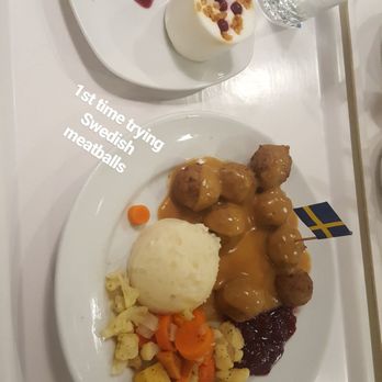 IKEA Restaurant - And moussr w lingonberry and almonds - Scandinavian Near Me - Costa Mesa, California IKEA Restaurant - And moussr w lingonberry and almonds - Scandinavian Near Me - Costa Mesa, California