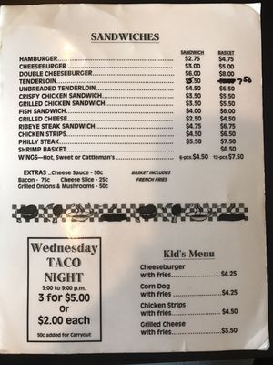 Menu photo 5 Genisio's Bar and Grill Woodhull, IL