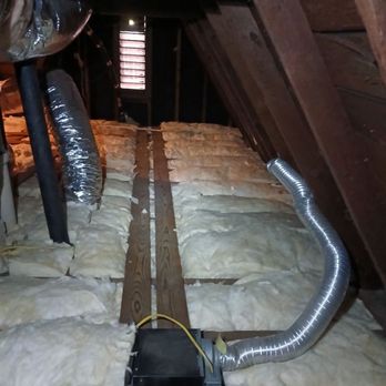 Attic Cleaning Experts - After removal of old attic insulation and applying new fiber glass batt insulation - Air Duct Cleaning Near Me - North Hollywood, California Attic Cleaning Experts - After removal of old attic insulation and applying new fiber glass batt insulation - Air Duct Cleaning Near Me - North Hollywood, California
