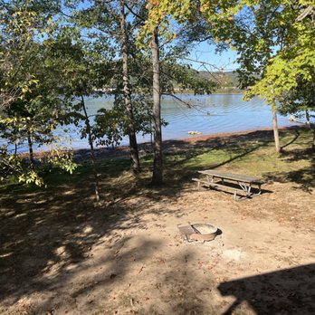 Lake Raystown Resort - view from porch in cabin 5. - Hotels Near Me - Entriken, Pennsylvania