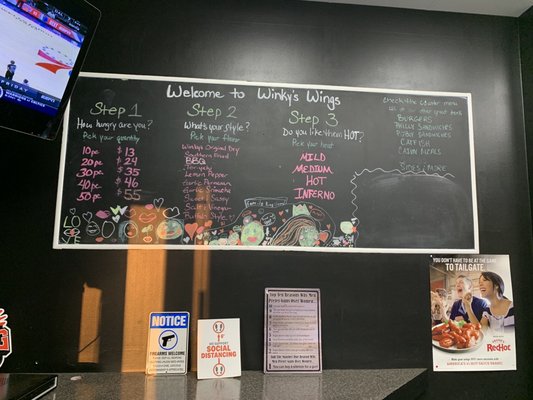 Menu photo 1 Winky's Wings Anchorage, AK