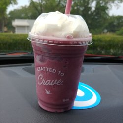 Super Wawa - A blueberry pomegranate smoothie made by Tonette at beverage counter....sooooo good!