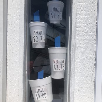 Josh's Sno Shack - Sizes and price - Desserts Near Me - Tulsa, Oklahoma