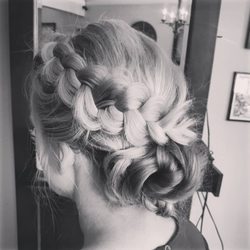 Becky Schott - Bridal upstyle for very thick long hair