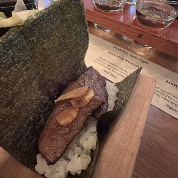 Yonsei Handrolls - A5 wagyu - $18 - Japanese Near Me - Oakland, California Yonsei Handrolls - A5 wagyu - $18 - Japanese Near Me - Oakland, California