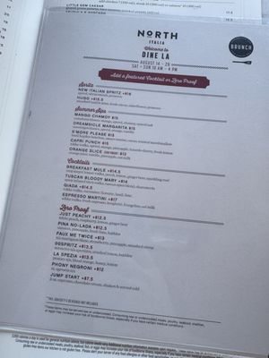 Menu photo 2 North Italia Cerritos, CA