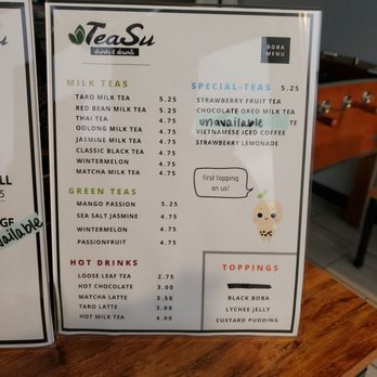 TeaSu Drinks & Desserts - Bubble Tea Near Me - Albuquerque, New Mexico