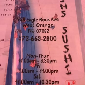 Kim's Sushi - Kim Sushi's Menu - Sushi Bars Near Me - West Orange, New Jersey Kim's Sushi - Kim Sushi's Menu - Sushi Bars Near Me - West Orange, New Jersey