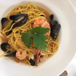 Tizio Cafe Trattoria - Bigoli mit Meeresfrüchten