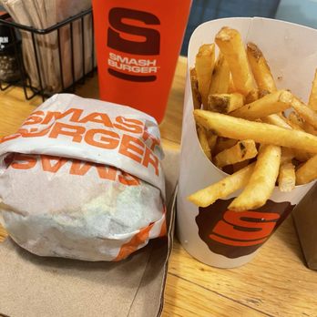 Smashburger - DOUBLE CLASSIC SMASH. FRENCH FRIES 20 OZ FOUNTAIN DRINK - Burgers Near Me - Manhattan Beach, California Smashburger - DOUBLE CLASSIC SMASH. FRENCH FRIES 20 OZ FOUNTAIN DRINK - Burgers Near Me - Manhattan Beach, California