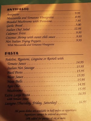 Menu photo 7 Mom Chaffe's Cellarette West Reading, PA