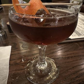 River Birch Lodge - Nashville Reunion (Bourbon, Sweet. Vermouth, maple syrup) - New American Near Me - Winston-Salem, North Carolina
