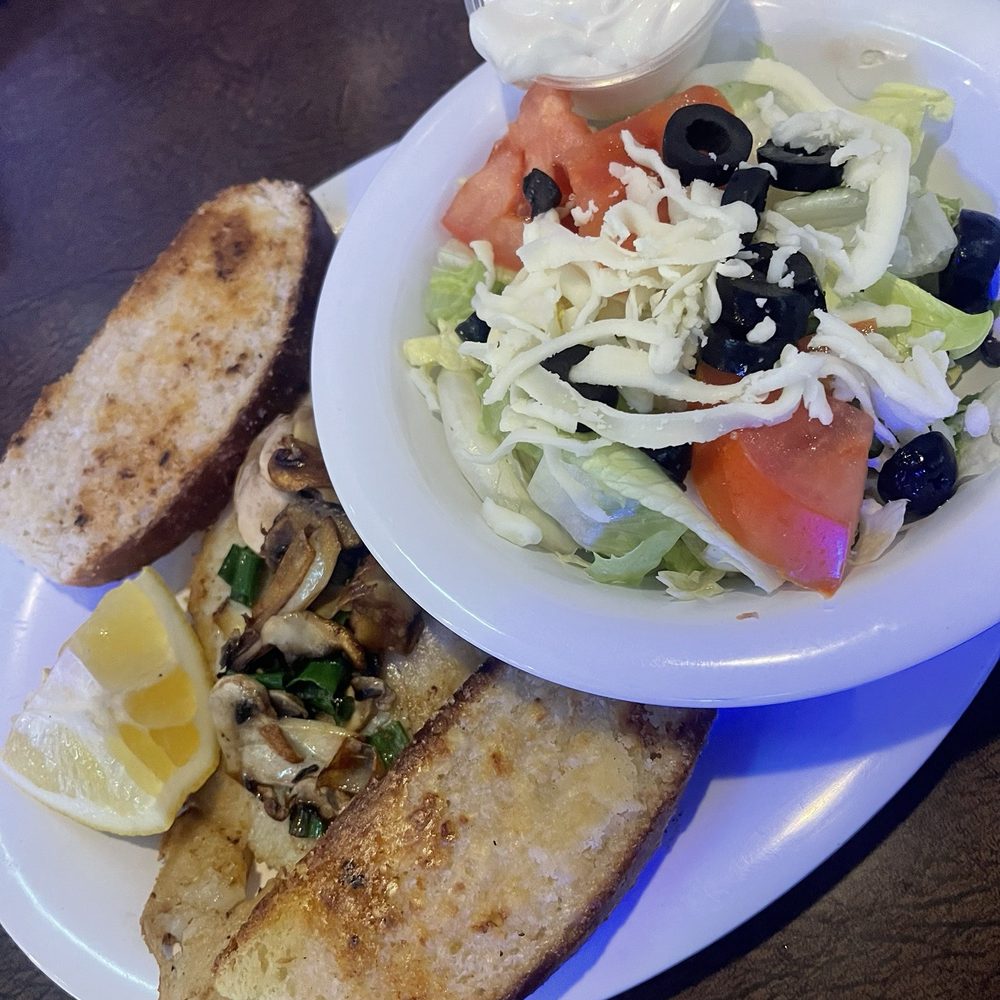 Tower Pizza - Sea bass (actually 2x the size of what's seen here), salad (or you can choose rice pilaf). So good! - Pizza Near Me - Los Angeles, California Tower Pizza - Sea bass (actually 2x the size of what's seen here), salad (or you can choose rice pilaf). So good! - Pizza Near Me - Los Angeles, California