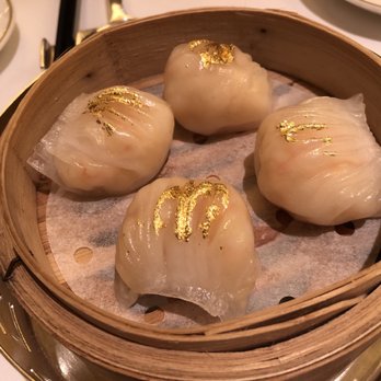金葉庭 - Elevated Shrimp Dumplings ;D with Gold Leaf - Cantonese Near Me - Hong Kong, HK