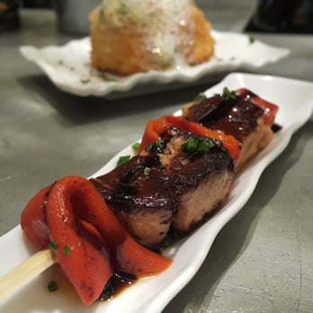 L'Avant Comptoir - Brochette de foie gras - Tapas Bars Near Me - Paris, 75