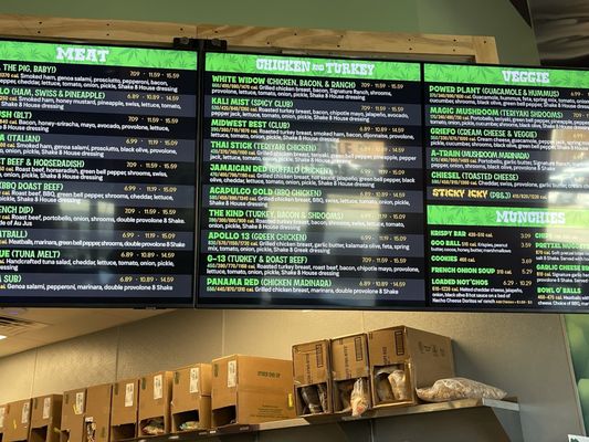 Menu photo 1 Cheba Hut "Toasted" Subs Denton, TX