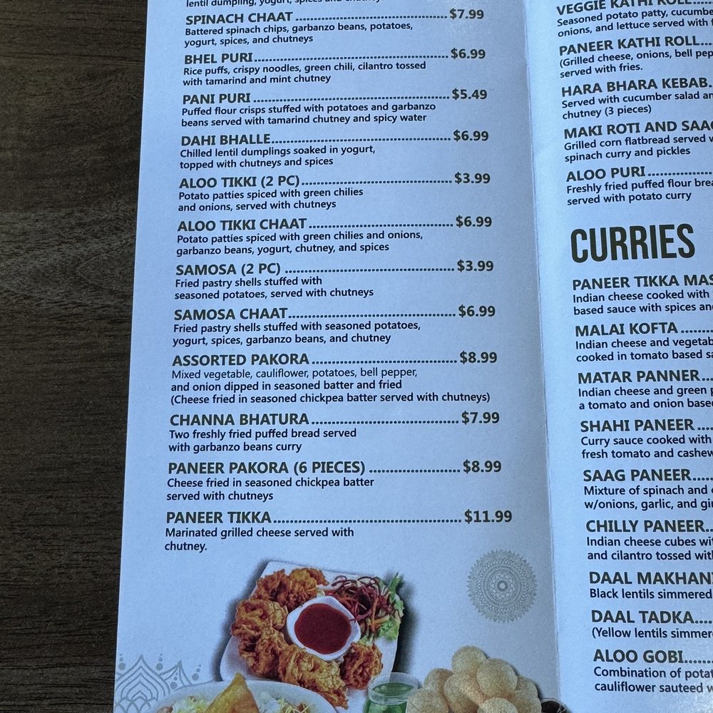 Taj Chaat House - Menu - Indian Near Me - Simi Valley, California Taj Chaat House - Menu - Indian Near Me - Simi Valley, California