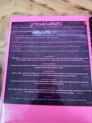 Menu photo 4 El Alce Mexican Restaurant Moose Lake, MN