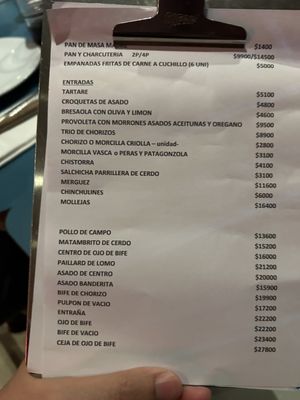 Menu photo 5 Corte Comedor Buenos Aires, C