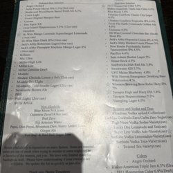 Tipsey McStumbles - Beer menu