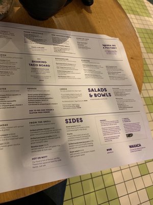 Menu photo 3 Wahaca Liverpool Liverpool, XMS