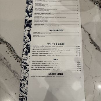 Tommy Bahama Marlin Bar - Drink menu - New American Near Me - Jacksonville, Florida Tommy Bahama Marlin Bar - Drink menu - New American Near Me - Jacksonville, Florida