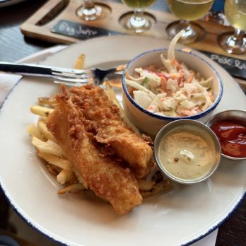 Tangled Roots Craft Beer & Kitchen - fish and chips entree - Brewpubs Near Me - Vernon Hills, Illinois Tangled Roots Craft Beer & Kitchen - fish and chips entree - Brewpubs Near Me - Vernon Hills, Illinois