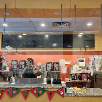 CoCo Fresh Tea & Juice - Ann Arbor - Partial view of the beverage preparation area - Bubble Tea Near Me - Ann Arbor, Michigan CoCo Fresh Tea & Juice - Ann Arbor - Partial view of the beverage preparation area - Bubble Tea Near Me - Ann Arbor, Michigan