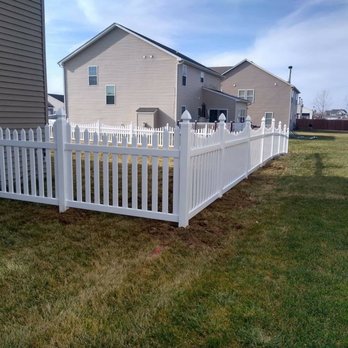 Indy's Finest Fence - 48" Tall Spaced Picket White PVC "Concave" - Fences & Gates Near Me - Indianapolis, Indiana Indy's Finest Fence - 48" Tall Spaced Picket White PVC "Concave" - Fences & Gates Near Me - Indianapolis, Indiana