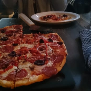 The Parlour - Amazing gluten and (almost) dairy-free pizza. $27.50, but definitely worth the experience esp. if you can't normally eat pizza - Pizza Near Me - Vancouver, British Columbia