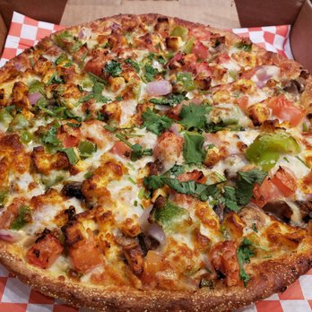Pizza Twist - Paneer Tikka Masala pizza - Indian Near Me - Artesia, California Pizza Twist - Paneer Tikka Masala pizza - Indian Near Me - Artesia, California