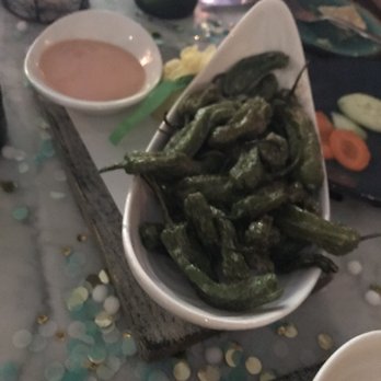 Avocado Grill - Shishito Peppers $10 - Tapas/Small Plates Near Me - West Palm Beach, Florida